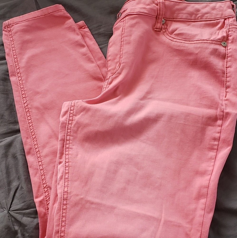 Maurices xl coral jeggings